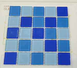 Mosaïque de piscine antidérapante à finition brillante pour villa, appartement, usage extérieur/intérieur, antibactérienne - Product Image 2