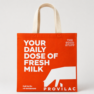 Sac fourre-tout en coton imprimé sur mesure, sac en toile écologique pour le shopping, emballage cadeau et promotion - Product Image 5