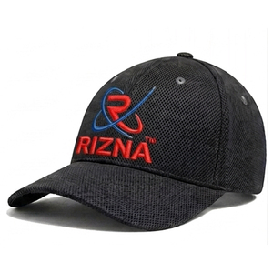 Gorra de Béisbol RIZNA de Mezclilla Twill, 6 Paneles, Ajustable, Unisex, Estilo Casual Vintage, Lavada, con Logotipo Bordado en 3D en el Panel Frontal, Azul, Algodón, Metal - Product Image 2