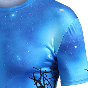 เสื้อยืดผู้ชายแบบสวมใส่สบายทุกวัน ดีไซน์ทันสมัย คอกลม เหมาะสำหรับกิจกรรมประจำวัน - Product Image 6