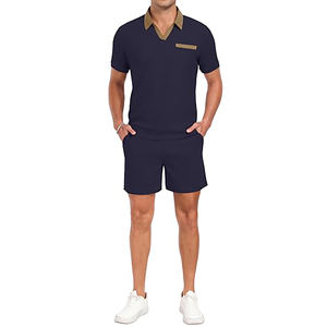 Conjunto de Dos Piezas de Verano para Hombre, Personalizado por el Fabricante, de Alta Calidad, Informal, Ecológico, con Logotipo Personalizado, para la Playa - Product Image 5