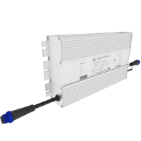 Driver LED 650W, puissance d'entrée 30-1600W, simple entrée AC-DC, étanche IP67, haute efficacité, OEM ODM pour éclairage extérieur