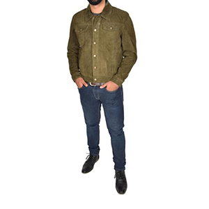 Chaqueta de mezclilla para hombre, de invierno, con forro polar grueso, estilo casual, holgada, cálida, para trabajo, estilo coreano moderno, talla grande, OEM - Product Image 2