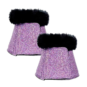 Protège-pattes d'équitation haute performance, imperméables, en polyester teddy pour un confort et une protection optimale. - Product Image 5