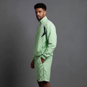 Ensemble de survêtement léger en polyester/nylon pour homme, style streetwear, avec sweat à capuche et short imprimé camouflage délavé à l'acide, personnalisable en gros - Product Image 3