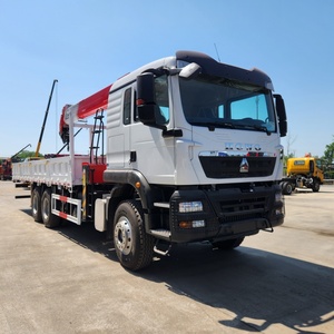 Camion-grue HOWO TX 6*4 avec grue <span class=keywords><strong>Fassi</strong></span>, flèche télescopique de 12 tonnes ou 14 tonnes pour les travaux d'ingénierie urbaine et municipale - Product Image 1
