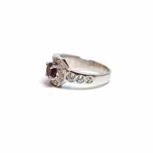 Natural Red <b>Garnet</b> <b>Ring</b> 925 Sterling <b>Silver</b> Luxury Prong Set Gemstone <b>Ring</b> for Party Occasions Fine Jewelry - Product Image 5