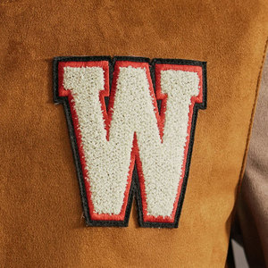 Full Sleeve Wool Fabric Winter Warm Men's Letterman Jacket Newest Style Latest Design Regular Size Men's Baseball Jacket - Product Image 5