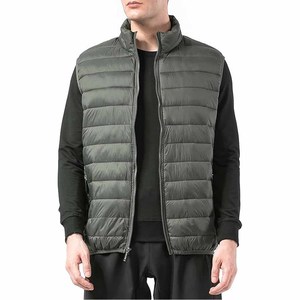 Nouvelle collection de vêtements d'hiver pour hommes, vestes matelassées à manches courtes, gilets pour garçons, vente chaude, OEM - Product Image 2