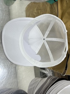 Custom 5 Panel Mid Profile <b>Flat</b> Bill Trucker Cap Cotton Twill Front Mesh Back Plastic Snapback Closure Printed Logo Rope <b>Hat</b> - Product Image 5