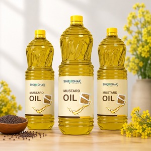 SHREEDHAR Labels Shrink Sleeve Labels For Mustard <b>Oil</b> <b>Bottles</b> Waterproof Eco Friendly PET Material 1000ml Cooking <b>Oil</b> Packaging - Product Image 3