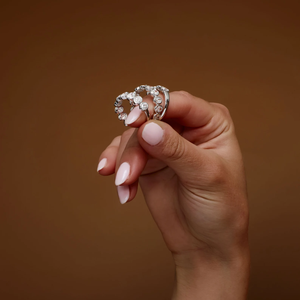 Oval Shaped Wedding <b>Ring</b>, 2.75 ctw 14k Bezel Setting Full Eternity Oval Shape Lab Grown Diamond <b>Ring</b>, <b>Stacking</b> Dainty Anniversar - Product Image 3