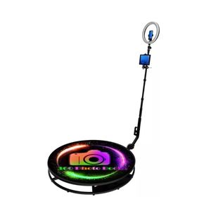 Plateforme de photomaton 360° avec caméra en ralenti, cabine rotative portable avec logo personnalisé gratuit - Product Image 1