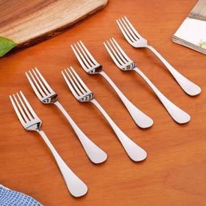 Juego de cubiertos de acero inoxidable con soporte, cubiertos plateados con acabado espejo, tenedores, cucharas y cuchillos para cocina moderna, perfecto para la mesa de comedor. - Product Image 3