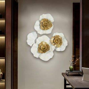 Elegante Arte de Pared Metálico Moderno Hecho a Mano, Florero de Pared, Decoración de Lujo para Sala de Estar de Villa, Detalles Artísticos Abstractos Contemporáneos - Product Image 6