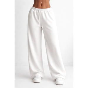Women sweat pants <b>soft</b> fleece fabric relaxed fit designed for casual wear workouts lounging and all day comfort use - Product Image 1