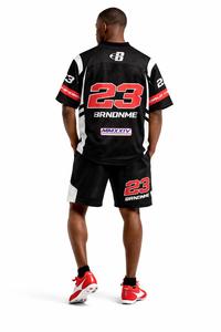 Conjunto de Camiseta y Pantalones Cortos de Fútbol Americano de Alta Calidad, Uniforme Deportivo Transpirable, Ropa de Equipo Personalizada para Entrenamientos y Partidos - Product Image 3