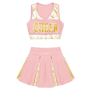 Custom Made 100% Polyester Lightweight Breathable Fabric Best Design School Cheerleading Uniform Sets - Product Image 3