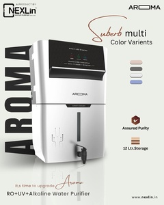 Purificador de agua alcalina AROMA RO Copper Zinc con pantalla digital, tanque de almacenamiento de 12 litros, tecnología de cobre y zinc alcalina, grado alimenticio. - Product Image 4