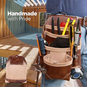 Wholesale Custom Professional 100% High Quality Leather <b>Tool</b> Kit Belt Heavy Duty with Canvas Material <b>Tool</b> Bag - Product Image 6