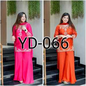 Conjunto de Salwar Kameez de Seda Pura India y Pakistaní, Ropa Étnica Tradicional de Verano para Mujer, para Fiestas, Bodas y Ocasiones Casuales - Product Image 3