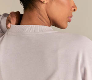 Sweat-shirts et pulls à capuche pour femmes, style court, couleur gris uni, manches longues, vêtements décontractés, best-sellers - Product Image 3