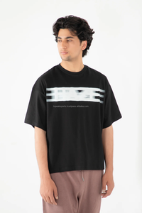 เสื้อยืดแขนสั้นผู้ชายทรงปกติ สไตล์ลำลอง คอโอ ผ้าฝ้าย 100% คุณภาพสูง ไซส์ใหญ่ รุ่น OEM ปี 2026 ที่ได้รับความนิยมมากที่สุด - Product Image 2