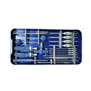Conjunto de instrumentos para cirugía espinal para procedimientos vertebrales, fijación espinal, descompresión, preparación ósea y uso profesional - Product Image 4