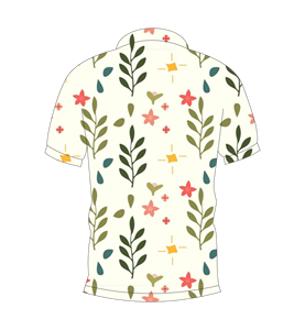 Camisa Polo con Estampado Floral en Toda la Superficie, Transpirable, Estilo Golf, Casual de Verano, Manga Corta, para Hombre y Mujer - Product Image 2