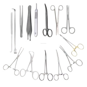 Juego de 14 Instrumentos Quirúrgicos Dentales Ortopédicos de Acero Inoxidable de Grado Hospitalario, Reutilizables, Autoclavables, con Certificación CE ISO - Product Image 3