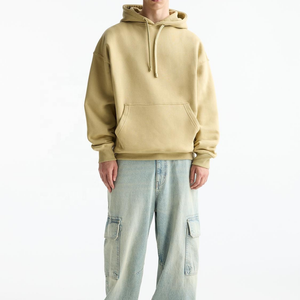 Best Quality Men's Oversized <b>Thermal</b> <b>Fleece</b> Hoodies Customizable Quick Dry Breathable Casual Wear High Visibility Design - Product Image 3