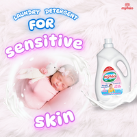 Détergent à lessive liquide à base de lait My Hao, soin des peaux sensibles, formule concentrée nettoyante et antibactérienne