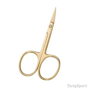 Tijeras Profesionales Curvas de Acero Inoxidable para Cutículas, para Mano Derecha, con Logotipo Personalizado, Tijeras de Manicura de Precisión, Venta al Por Mayor - Product Image 5