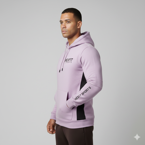 Nouveaux sweats à capuche pour hommes grandes tailles avec faible MOQ, 100 % coton, respirants et légers, teints unis - Product Image 4
