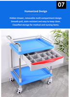 Chariot de rangement multifonction de luxe en ABS de haute qualité pour salon de coiffure/scanneur dentaire médical/support pour scanner oral hôpital 2/3