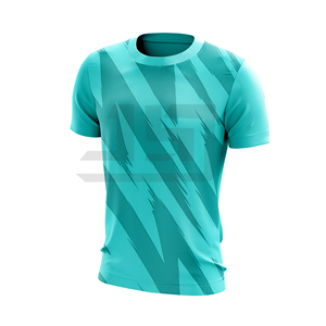T-shirts imprimés Raphc pour hommes, col rond, coupe classique, en Spandex/Polyester, décontractés, avec logo frontal, tricotés, épais, à manches courtes, style Normcore - Product Image 3