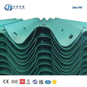 Q235 thép W chùm đường cao tốc hộ Lan tôn sóng nhúng nóng mạ kẽm CE chứng nhận IP55 bảo vệ 2.5-4mm Độ dày rào cản giao thông hàng rào - Product Image 4
