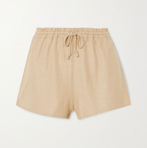 Shorts de jogging amples en molleton noir avec cordon de serrage, épais et respirants, style streetwear, personnalisables avec logo - Product Image 5