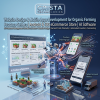 Web Sitesi Tasarımı ve Mobil Uygulama Geliştirme Organik Tarım Ürünleri Satıcıları Android iOS E-Ticaret Mağazası AI ERP CRM Yazılımı