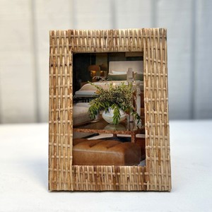 Cheapest price natural rattan <b>frame</b> photos displaying <b>vintage</b> design woven <b>picture</b> photo <b>frames</b> - Product Image 3