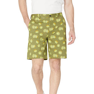 Pantalones Cortos de Playa para Hombre, 100% Algodón, Casuales, Estampados, Tejidos, Transpirables, para Verano, Pesca y Natación - Product Image 1