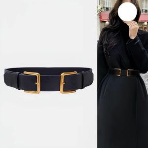 Ceintures de costume pour homme en cuir de vachette vintage personnalisables avec boucle en acier, imperméables, directement de l'usine - Product Image 2