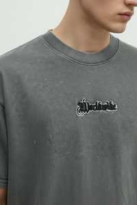 เสื้อยืดคุณภาพสูงแบบฟอกสีสำหรับผู้ชาย ปักลายตามสั่ง ผ้าฝ้ายเนื้อหนัก เสื้อยืดโอเวอร์ไซส์เรียบๆ เสื้อยืดผู้ชายเนื้อหนัก - Product Image 6