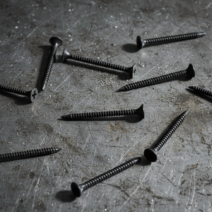 Vis à tête cylindrique en acier au carbone à filetage grossier - Fixations finition nickelée et zinguée - Product Image 1