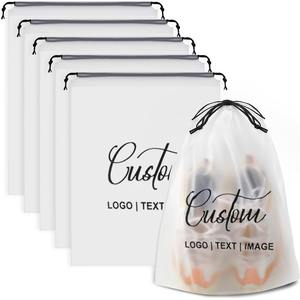 Sacs d'emballage en plastique PE recyclables mats et givrés avec valve, imprimés avec un logo personnalisé, pour vêtements et t-shirts, imprimés à l'écran - Product Image 3