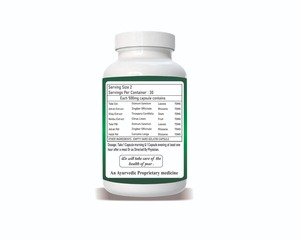 Cápsulas de Extracto de Plantas Herbales, Tulsi, Neem, Giloy, Haldi, Extracto Botánico en Polvo, 500 mg, 60 Cápsulas, Paquete de Uso Diario - Product Image 5