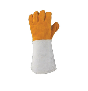 High Heat Resistance Anti-Cut Breathable Fleece-Lined Cowhide Leather Welder <b>Gloves</b> with Molten Metal Splash Protection <b>Type</b> a - Product Image 5