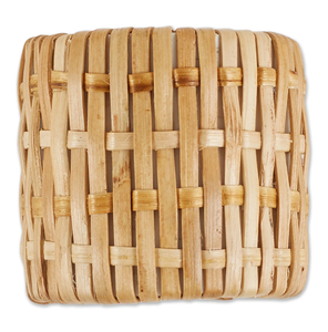 Anneau de serviette en rotin naturel, porte-serviettes carré au design élégant, anneau en tissu très vendu, anneau pour serviettes en papier en rotin - Product Image 3