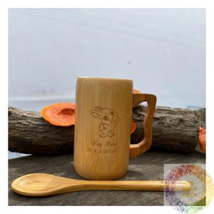 Natural Bamboo Cup Eco Friendly Handmade Reusable Drinking Ware Sustainable Tableware for <b>Kitchen</b> Cafe Restaurant and <b>Camping</b> - Product Image 4