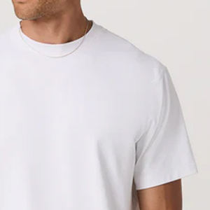 เสื้อยืดคอกลมผ้าฝ้ายเรียบง่ายสำหรับผู้ชาย เสื้อยืดเปล่าสำหรับผู้ชาย ผู้ผลิตเสื้อยืดแบบกำหนดเองสำหรับผู้ชาย - Product Image 3